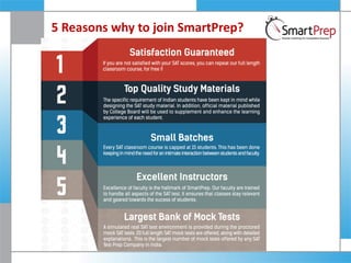 5 Reasons why to join SmartPrep?
 