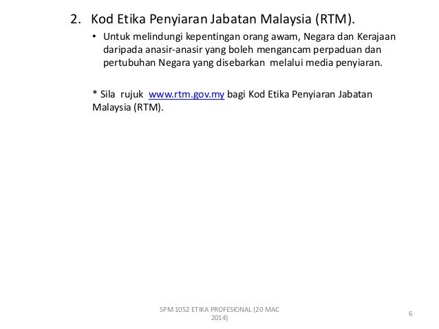 Contoh Etika Media - Lowongan Kerja Terbaru