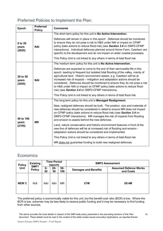 Smp2 part b policy statements newport-usk only_final | PDF