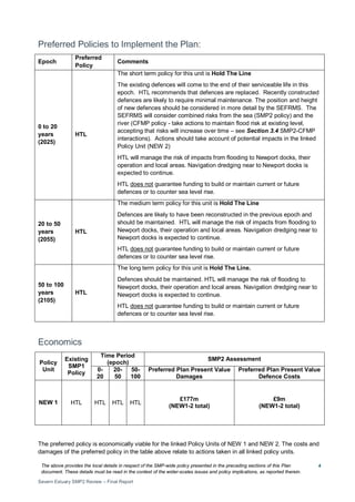 Smp2 part b policy statements newport-usk only_final | PDF