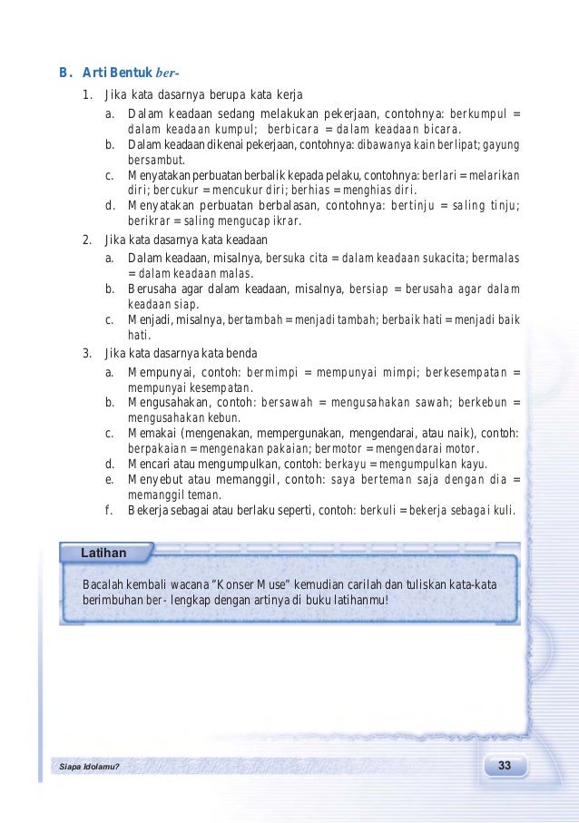 Buku Bahasa Indonesia kelas 7
