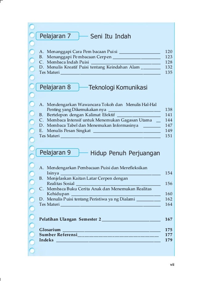 Bahasa Indonesia Smp Kelas 7