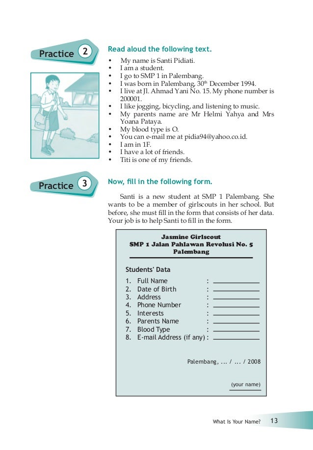 Bahasa inggris kelas 7 k-13 chapter 1 Bahasa inggris kelas 7 k-13 chapter 1