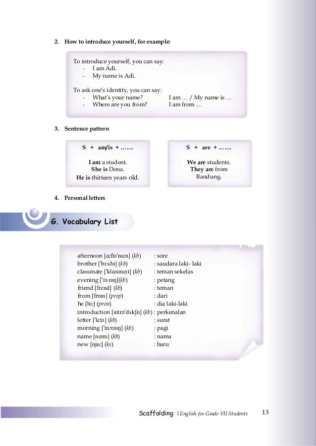 Bahasa Inggris SMP Kelas 7