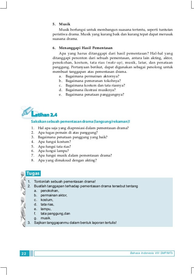 Bahasa Indonesia Kelas 8