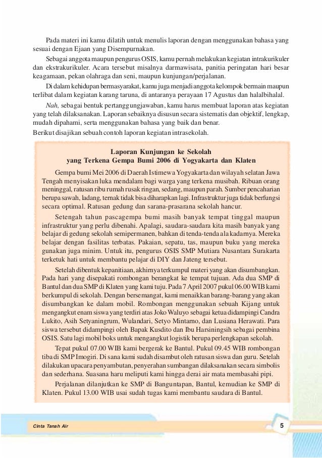 Buku Bahasa Indonesia kelas 8 Buku Bahasa Indonesia kelas 8