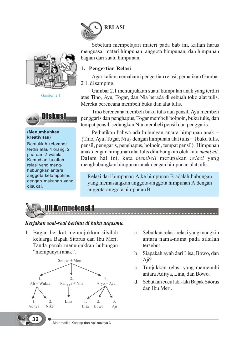 Buku Matematika kelas 8