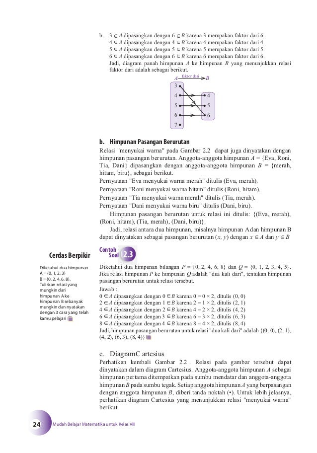 Matematika SMP Kelas 8 Matematika SMP Kelas 8