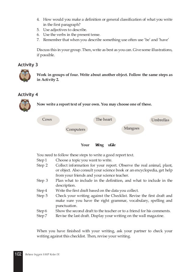 Buku Bahasa Inggris kelas 9