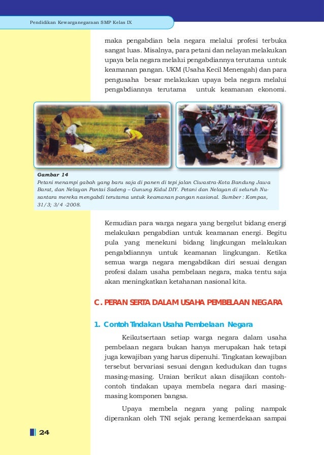 BSE Pendidikan Kewarganegaraan SMP/MTs Kelas 9