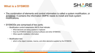 Presentation on SME tool and its benefits in the z/OS world | PDF