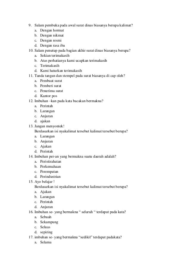 14+ Soal Bahasa Indonesia Kelas 7 Tentang Surat Pribadi Dan Surat Dinas 14+ Soal Bahasa Indonesia Kelas 7 Tentang Surat Pribadi Dan Surat Dinas