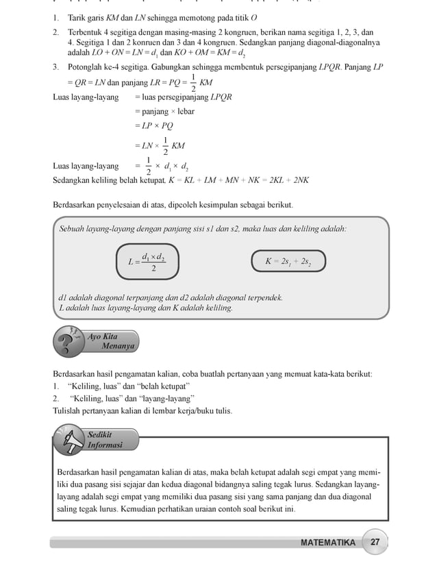 Buku Matematika smp kelas 7 semster 2 kurikulum 2013 | PDF