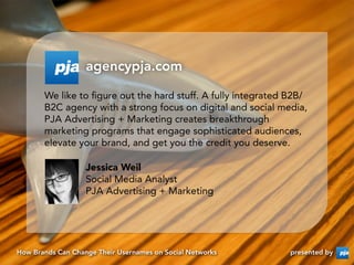 agencypja.com

       We like to ﬁgure out the hard stuff. A fully integrated B2B/
       B2C agency with a strong focus o...