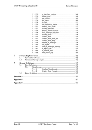 SMPP 3.4 Protocol Specification (eng) | PDF