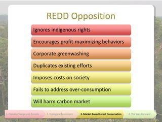 REDD Opposition
 