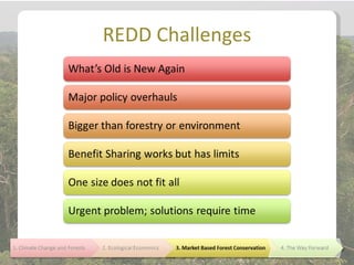 REDD Challenges
 