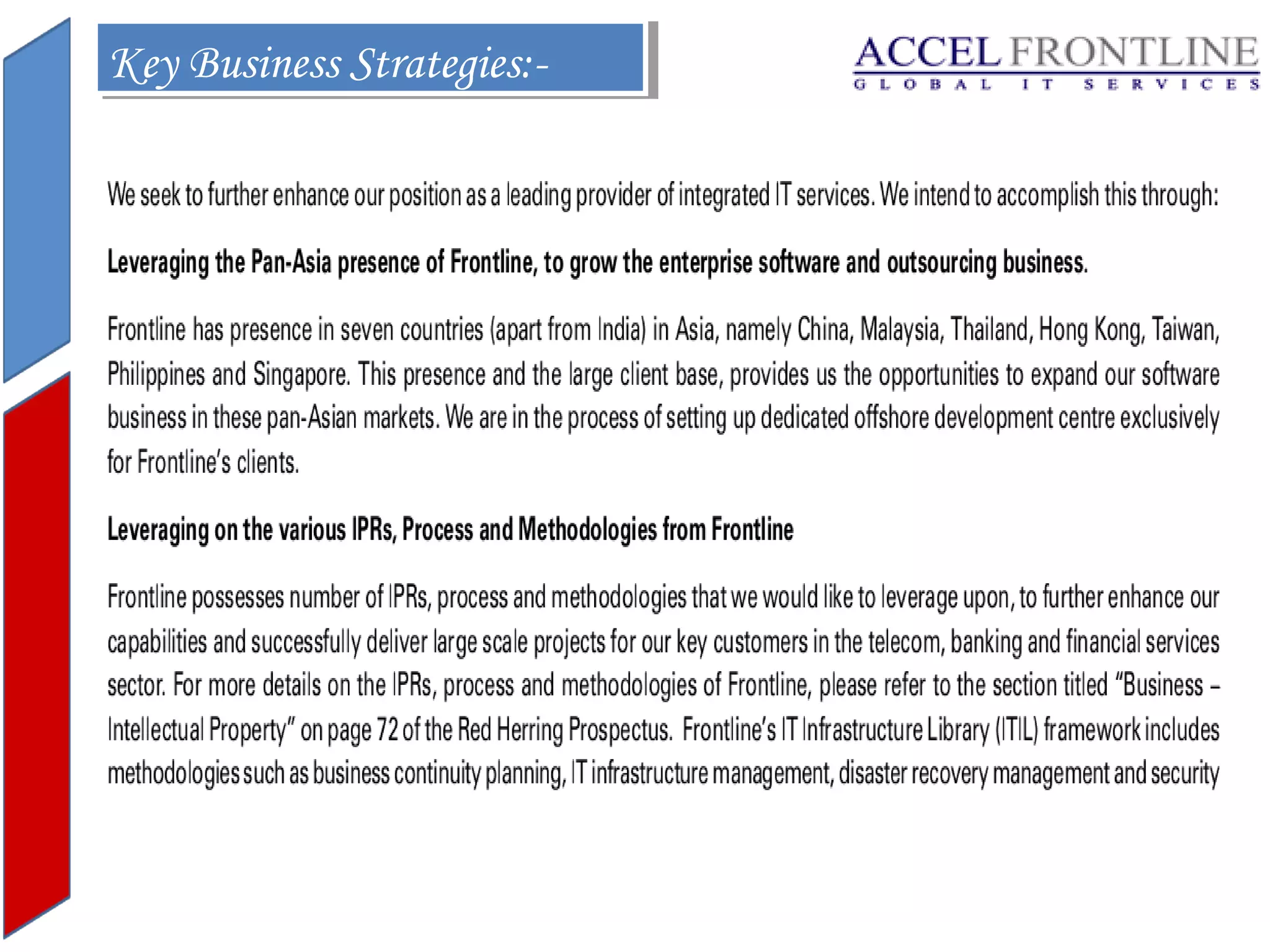 Key Business Strategies:Key Business Strategies:-

 