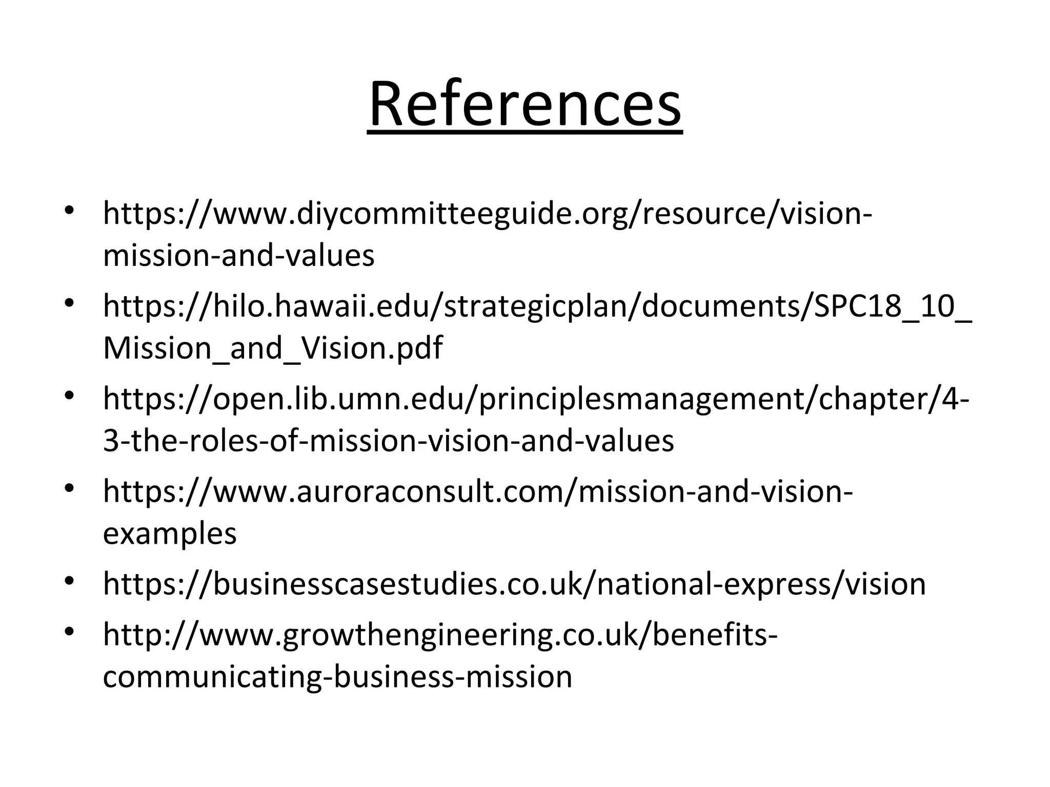 VISION MISSION STRATEGIC MANAGEMENT | PPT