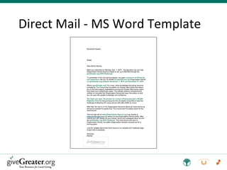 Direct Mail - MS Word Template 