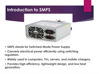 Comprehensive Overview of Switch Mode Power Supply (SMPS) Technology ...