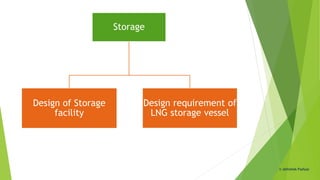 Storage
Design of Storage
facility
Design requirement of
LNG storage vessel
© Abhishek Padiyar
 