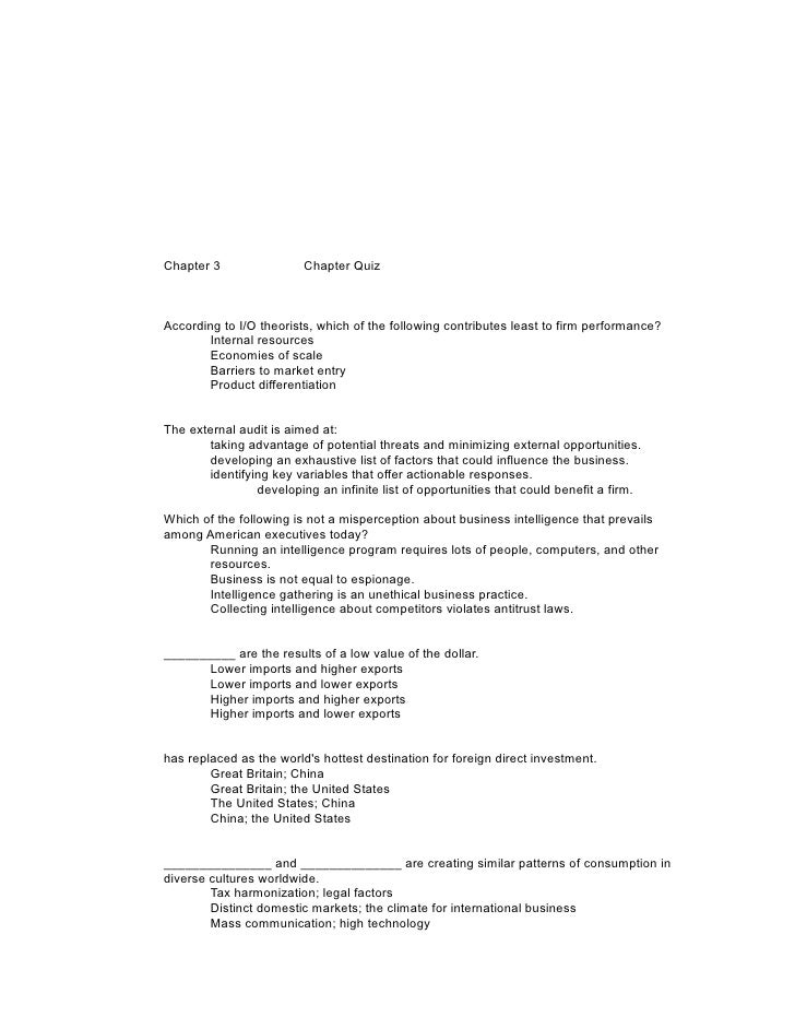 Ch 11 Quiz Term Paper Example