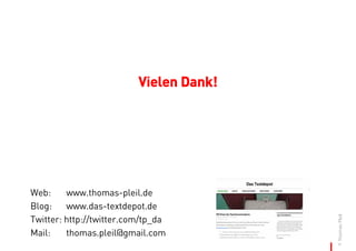 Die Social Media Release. Oder: Agenda Setting im Social Web?