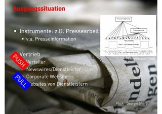 Die Social Media Release. Oder: Agenda Setting im Social Web?