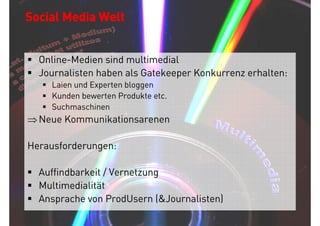 Die Social Media Release. Oder: Agenda Setting im Social Web?