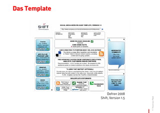 Die Social Media Release. Oder: Agenda Setting im Social Web?