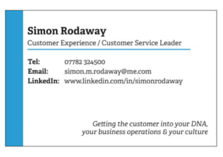 Simon Rodaway - Contact Information