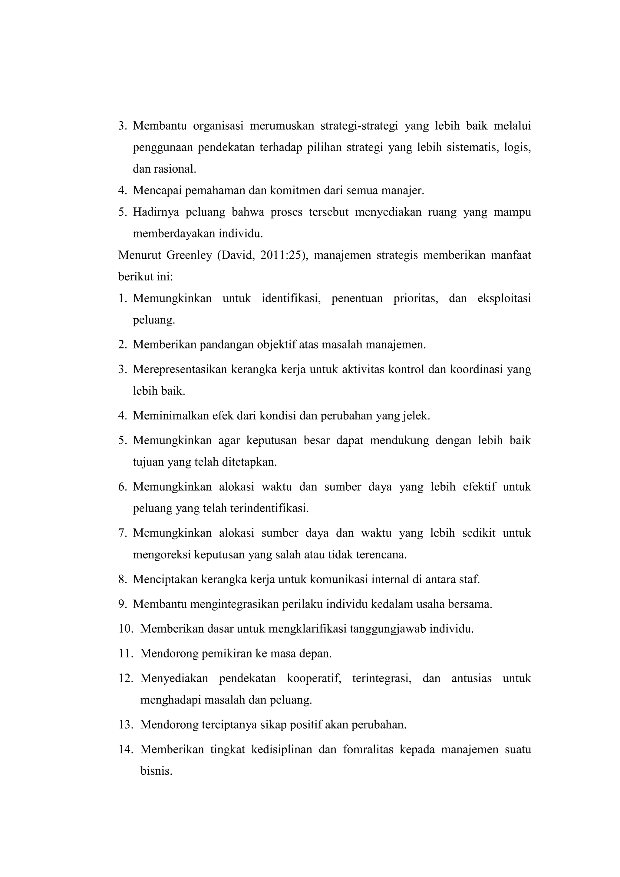 SM, Rame Priyanto, Hapzi Ali, Strategic Management Process, Universitas ...