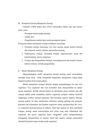 SM, Rame Priyanto, Hapzi Ali, Strategic Management Process, Universitas ...