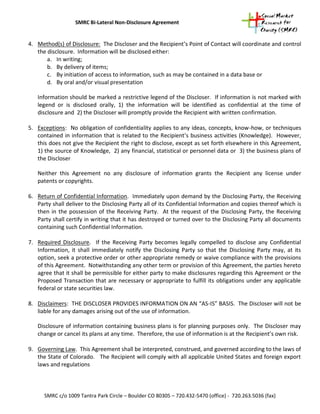 Smrc.bilateral.nda - Term Disclosures Utfsd Dual Validation Either