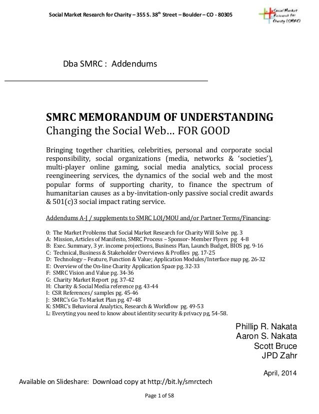 SMRC.mou.addendums