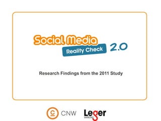 1 Research Findings from the 2011 Study 