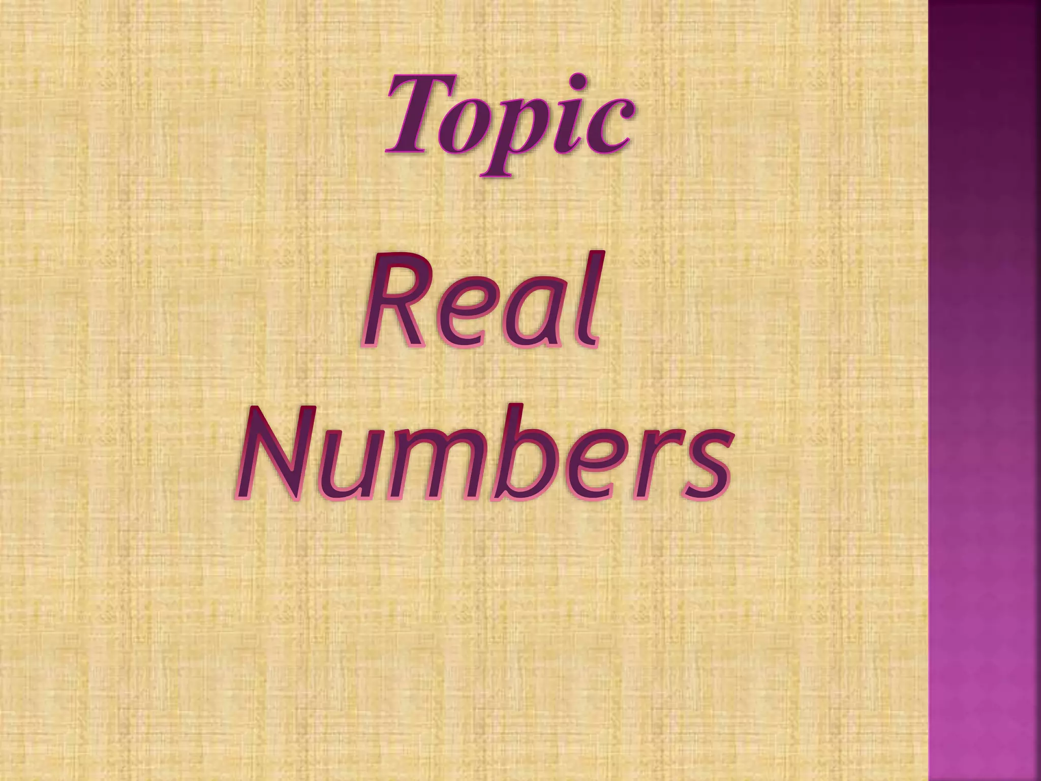 The Set Of Numbers Used For Counting
