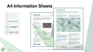 A4 Information Sheets
30 July 2017 Open Source Geospatial Foundation 52
 