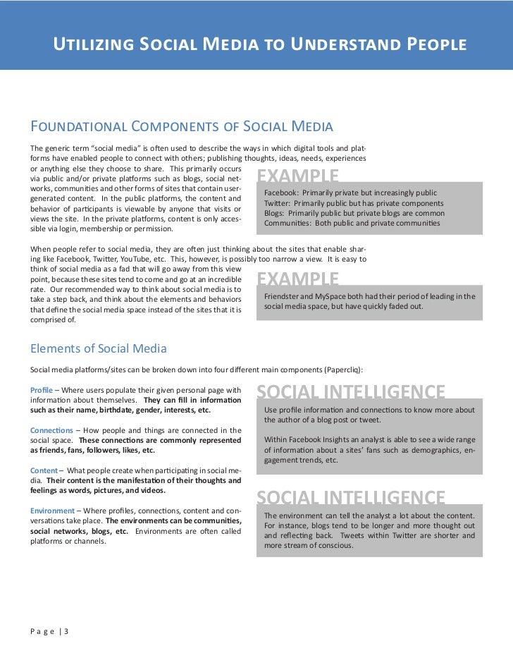 Utilizing Social Media to Understand People