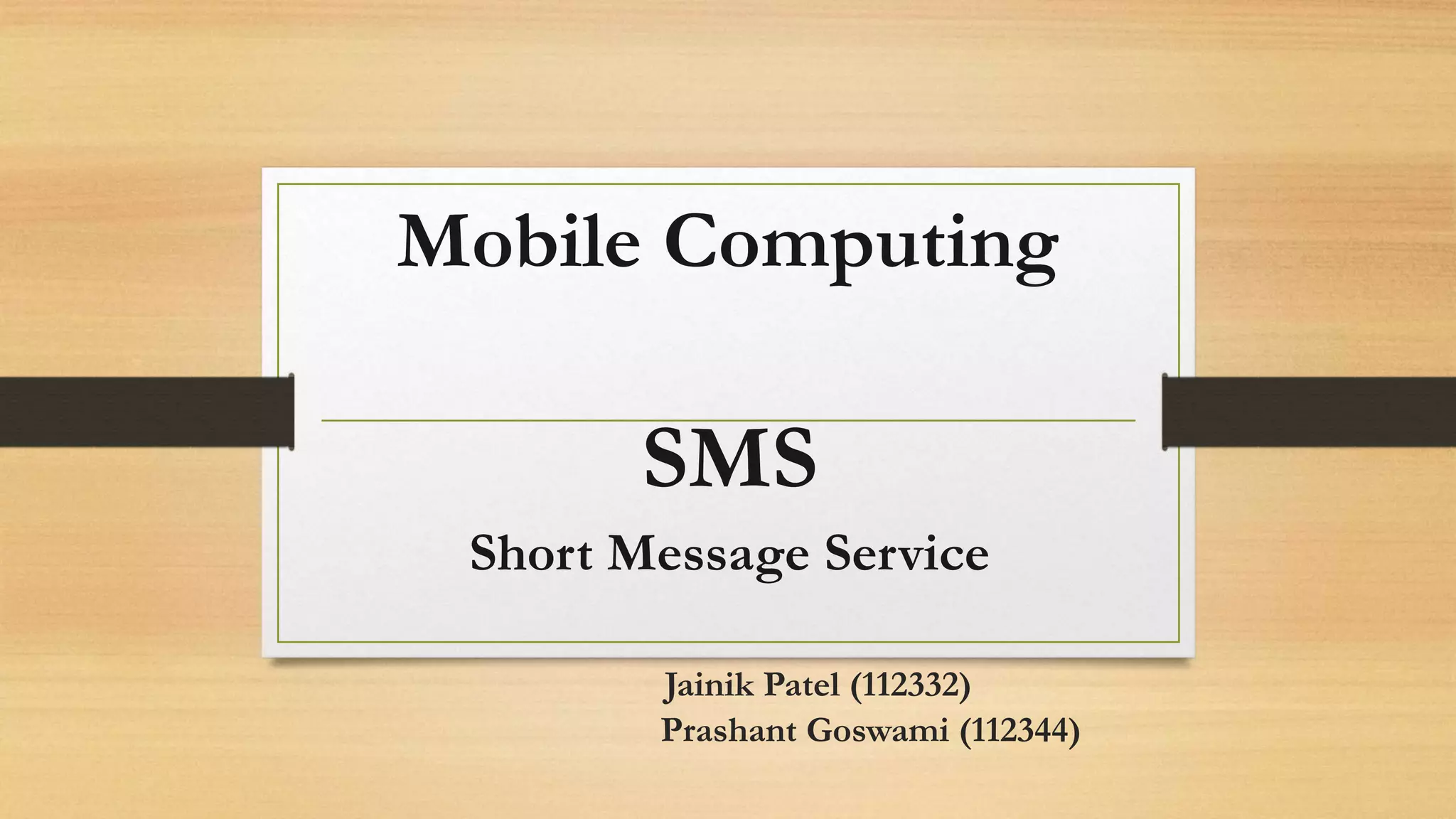 SMS PPT
