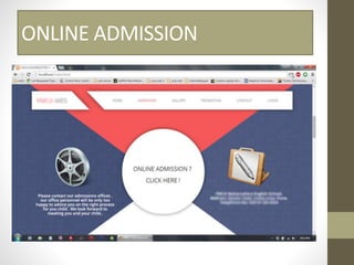 ONLINE ADMISSION
 