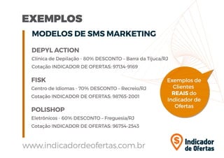 SMS MARKETING INDICADOR DE OFERTAS