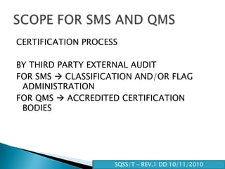 Sms and qms | PPTX