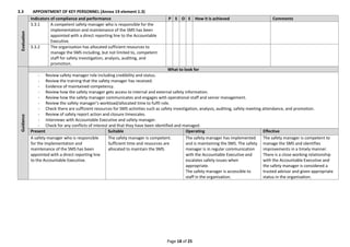 SMS Evaluation Tool Guidance.pdf PARA SAFETY MANAGEMENT SYSTEM | PDF