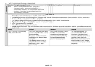 SMS Evaluation Tool Guidance.pdf PARA SAFETY MANAGEMENT SYSTEM | PDF