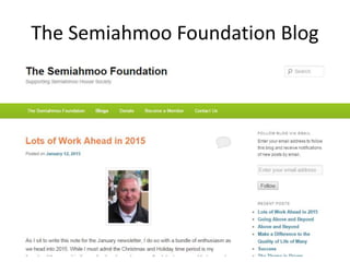 The Semiahmoo Foundation Blog
 