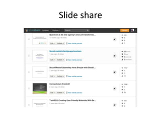 Slide share
 