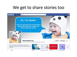 We get to share stories too
 