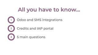 SMS in Odoo | PDF